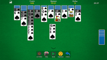 Паук пасьянс - карты