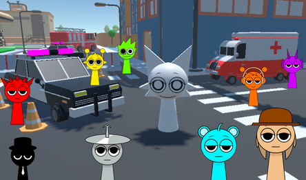 Спрунки 3Д: Прятки в городе