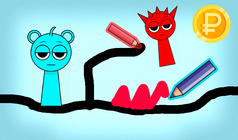 Sprunki - Draw a level with a friend!