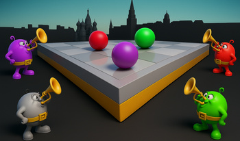 Lines 98 Colored Balls