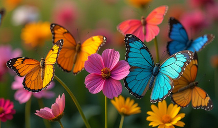 Маджонг Живые Бабочки