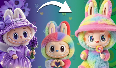 Слияние няшных Лабубу