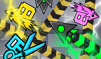 Crash Test in Geometry Mod! - Hydraulic Press!
