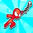 Stick superhero: web shot