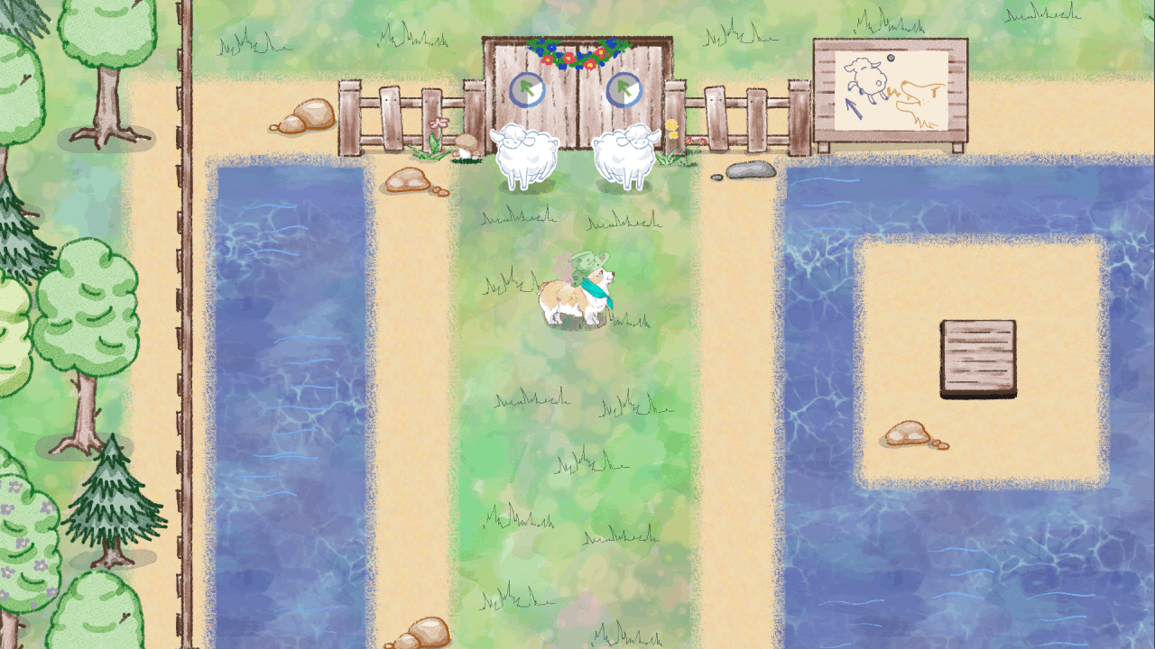 Скриншот игры Sheep Roundup
