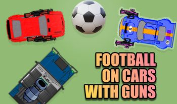 Football on cars with guns