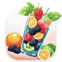 Соединяй шарики: Фруктовый микс