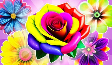 Соединяй цветы: Угадай летний цветок!