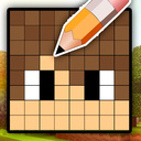 Draw the Mine YouTubers - Pixel Coloring Book