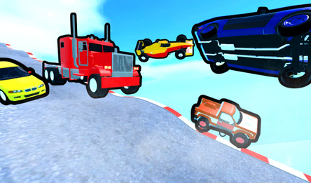 Смертельный Спуск На Тачке!!!