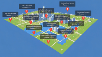 Пазл Тралалеро Тралала (брейнрот животные)