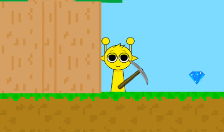 Спрунки Выживание: Мир Блоков