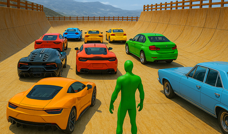 Мега Трюк на Ламбе