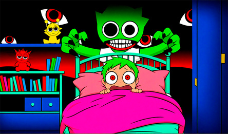 Злые Спрунки пугают детей!