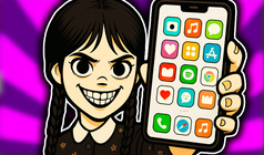 Check out Wednesday's New Phone!