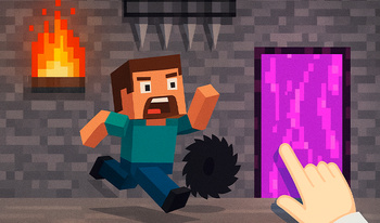 Ты не пройдёшь все ловушки Херобрина! Спаси Нубика