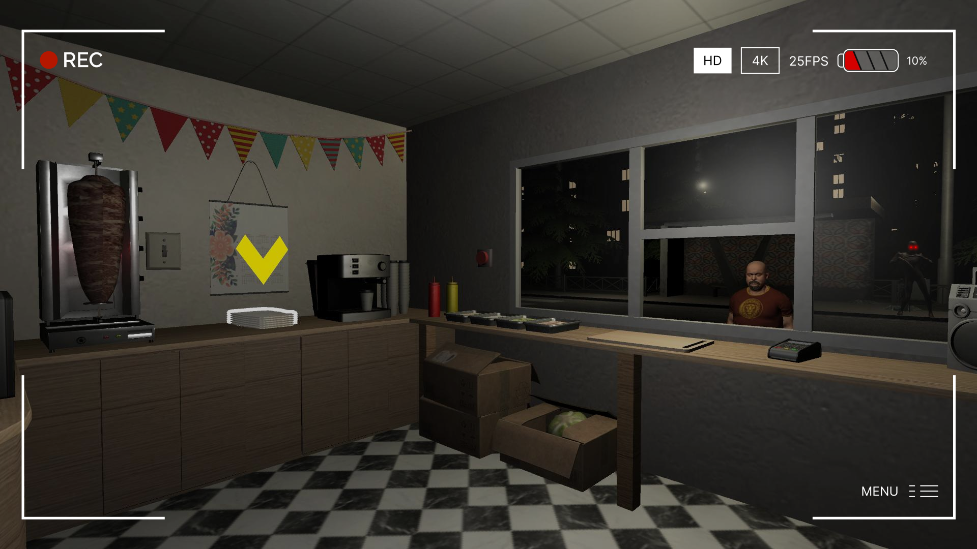 Scary Shawarma Kiosk