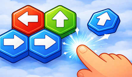 Шестиугольный пазл: очисти поле