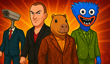 Камерамен против агентов скибиди