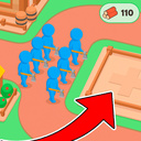 Crowd Lumberjack Stickman