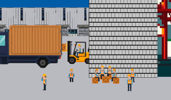 Сортировка Ящиков: Складской Хаос