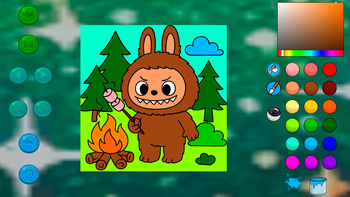 Labubu Coloring: Cute Monsters