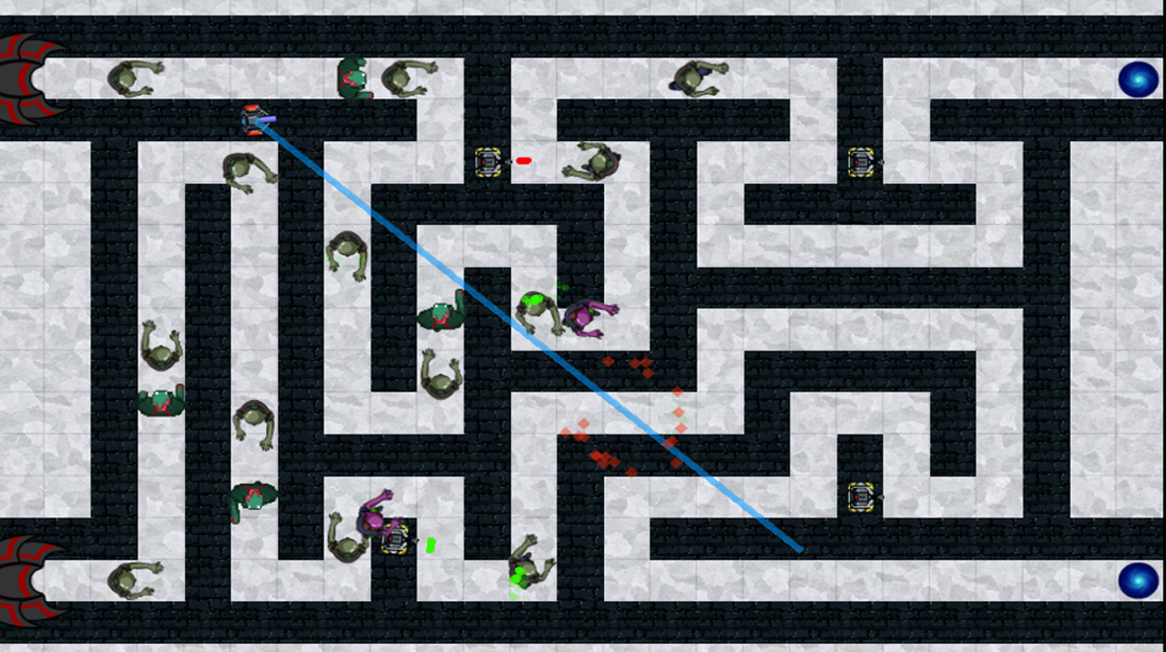 Защита башни: лабиринт зомби