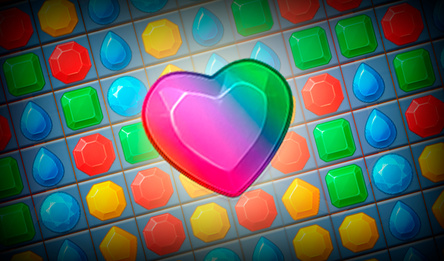 Редкие камни - Три в ряд!