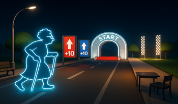 Бабуля в поисках золота