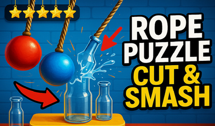 Rope Puzzle: Cut & Smash
