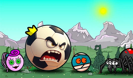 Бегущий шарик - колобок