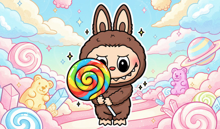 Накорми Лабубу сладостями