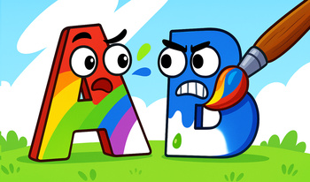 Раскраска - Алфавит Лора