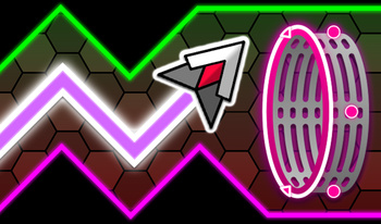 Geometry Wave: Neon Challenge 3