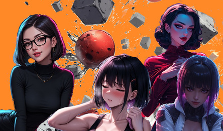 Арканоид з дзяўчатамі