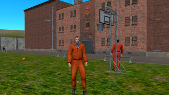 Set up a prison escape 3D