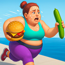 Она идет и крутит