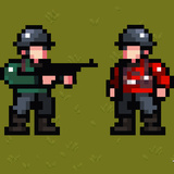 Clash.Duel: 2D shooter for two