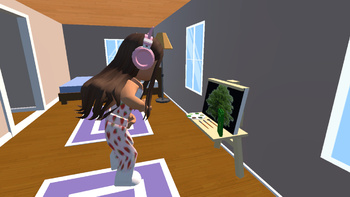 Монстр троллит жителей