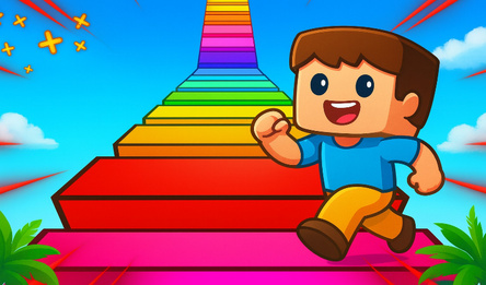 Обби: Строй Лестницу