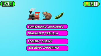 Guess Italian Brainrot By Emojis