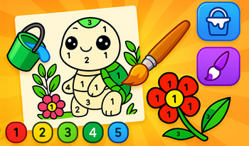 Мем Раскраска - Рисуй по Номерам