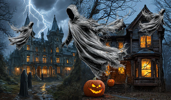 Хэллоуин 25 - поймай приведений фонариком