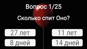 Тест на знание клоуна Оно