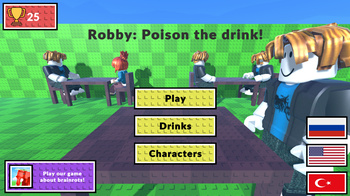 Robby: Poison the drink!