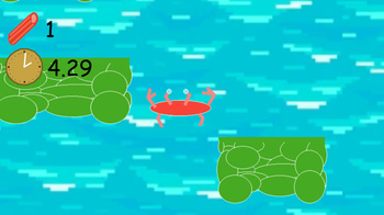 Подводный паркур краба