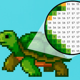 Coloring by Numbers. Pixel House