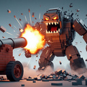 Стреляй по монстрам из кирпичей