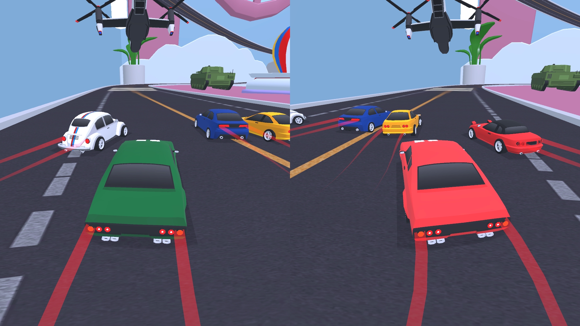 Гонки на двоих на одном ПК: ГТА режим отдыхает!