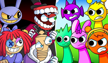 Sprunki Merge Battle Digital Circus